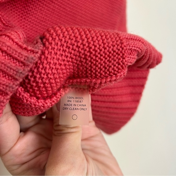 Jason Wu Scoop Neck Knit Sweater in Pink sz L - Picture 4 of 4